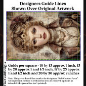 巻き毛スチームパンク女性コラージュDM1RFデコページ 薄葉紙