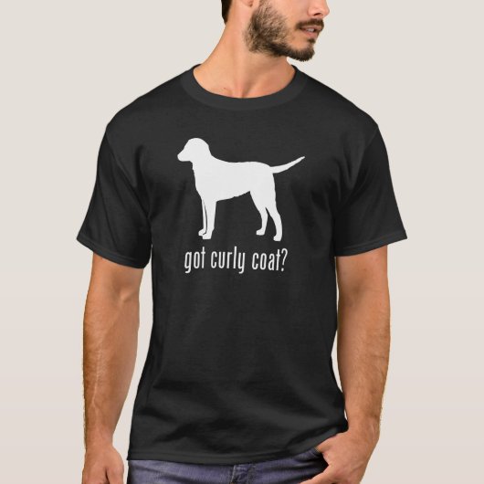 巻き毛上塗を施してあるレトリーバー Tシャツ (正面)