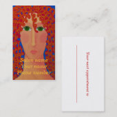 巻き毛 予約カード (正面/裏面)