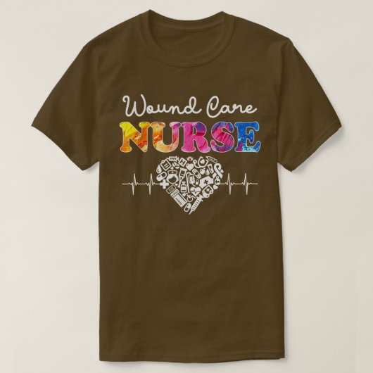 巻き気にナースウォータコールラブハート聴診器N Tシャツ (デザイン正面)