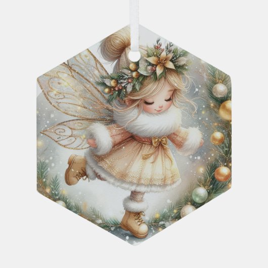 巻き疑問に思く ガラスオーナメント (裏面)