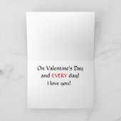 巻き込まれたハートは私のものか？バレンタインデー シーズンカード (内部)