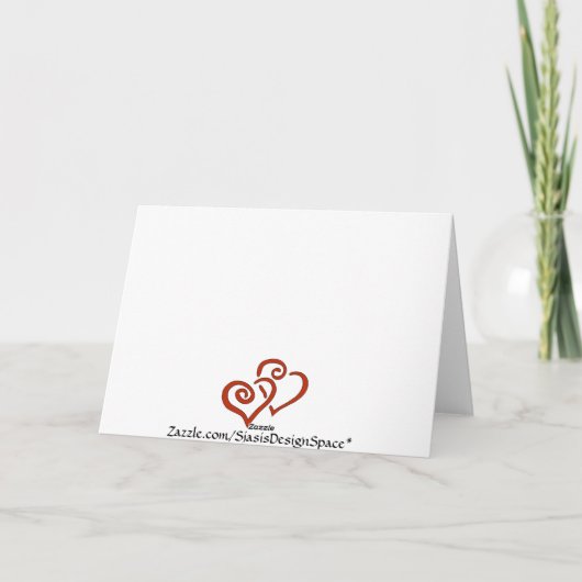 巻き込まれたハートは私のものか？バレンタインデー シーズンカード (裏面)