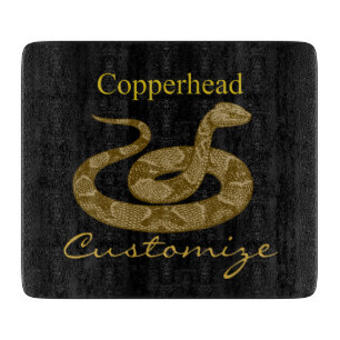 巻き銅製ヘビThunder_Cove カッティングボード