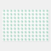 巻カラフルき ラッピングペーパーシート (正面3)