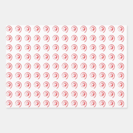 巻カラフルき ラッピングペーパーシート (正面)