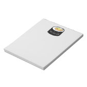 巻パーソナライズされた寿司 |アラスカ転がスシ ノートパッド (回転)