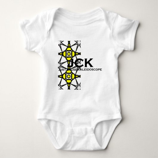 巻三十一万華鏡のように千変万化するパターン ベビーボディスーツ (正面)