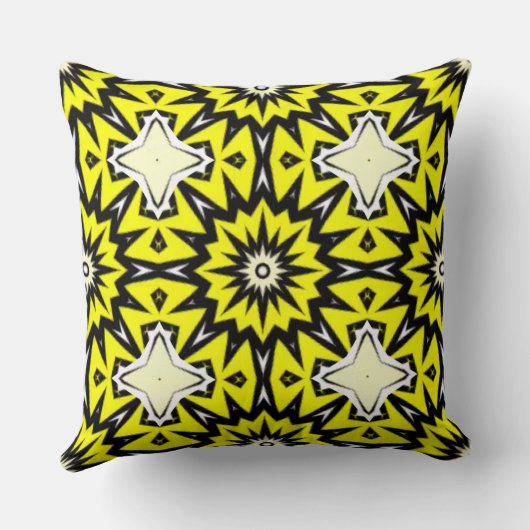 巻三十二万華鏡のように千変万化するパターン クッション (裏面)