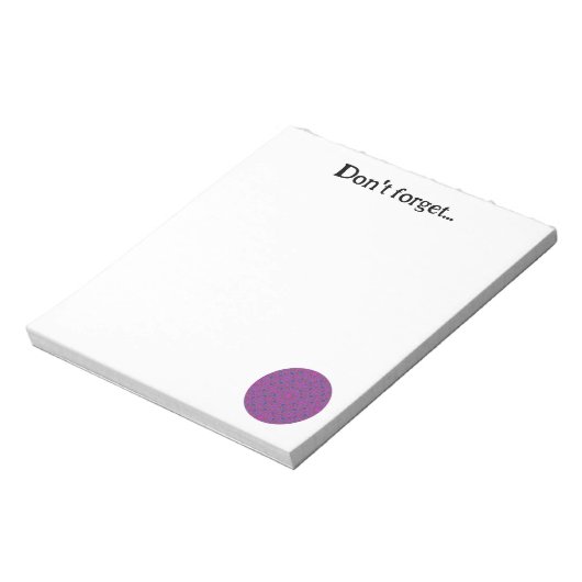 巻九の万華鏡のように千変万化するパターン十二番 ノートパッド (回転)