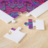 巻九の万華鏡のように千変万化するパターン十四 ジグソーパズル (側面)