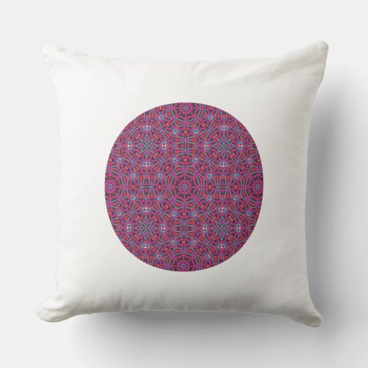 巻九の万華鏡のように千変万化するパターン第一番 クッション (正面)