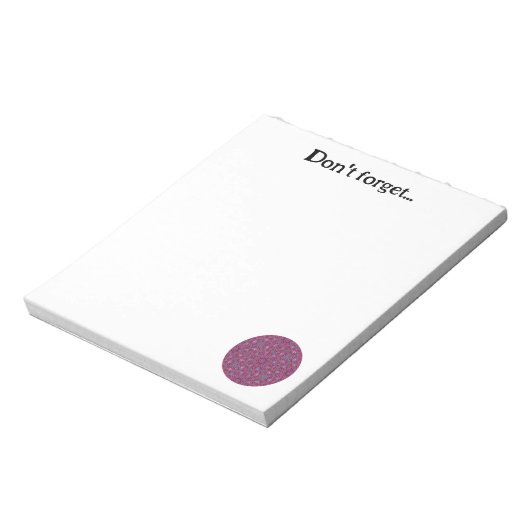 巻九の万華鏡のように千変万化するパターン第一番 ノートパッド (回転)