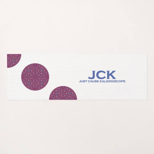 巻九の万華鏡のように千変万化するパターン第一番 ヨガマット (裏面(横))