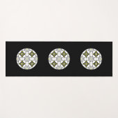 巻十万華鏡のように千変万化するパターン ヨガマット (正面(横))