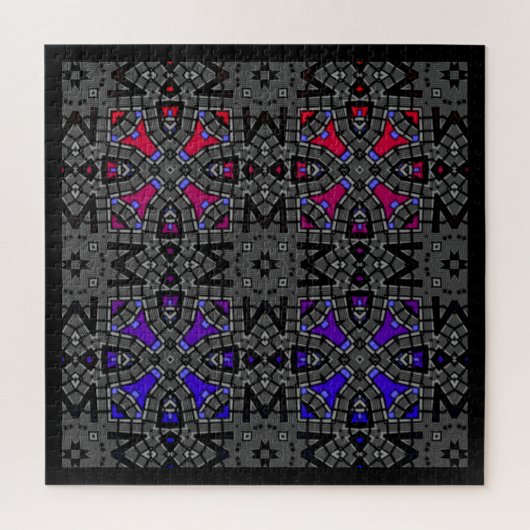 巻十三万華鏡のように千変万化するパターン十二番 ジグソーパズル (縦)