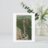 巻回遊歩道の空中表示，城，山頂 ポストカード (スタンド正面)