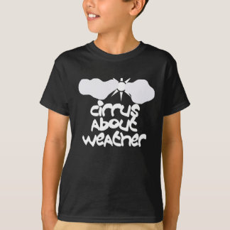 巻層雲と天気 Tシャツ