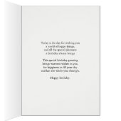 巻物と花を持つママの誕生日 (内側 (右))