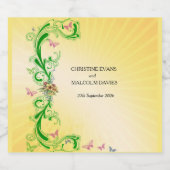 巻物 スパークリングワインラベル (シングルラベル)