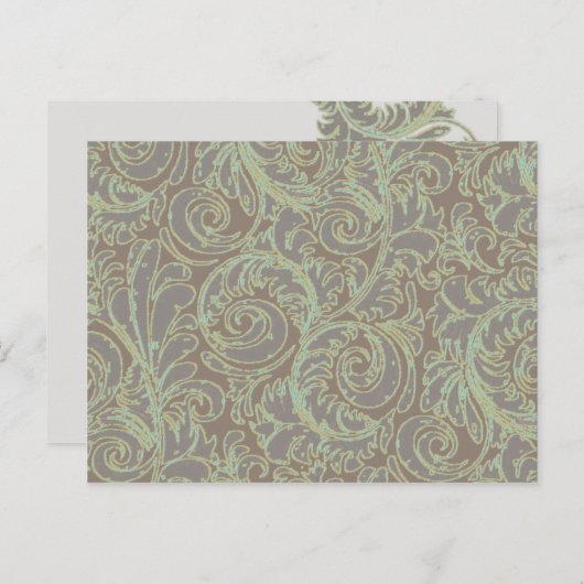 巻物№ 6葉書テンプレート ポストカード (正面/裏面)