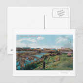 市からのチェナの枝の見解 ポストカード (正面/裏面)