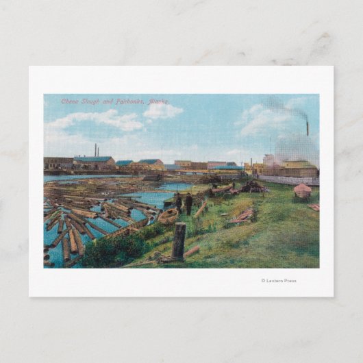 市からのチェナの枝の見解 ポストカード (正面)