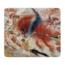 市が上る（ウンベルト・ボッチョーニ） カッティングボード