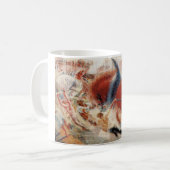 市が上る（ウンベルト・ボッチョーニ） コーヒーマグカップ (正面左)