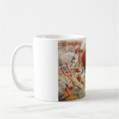 市が上る（ウンベルト・ボッチョーニ） コーヒーマグカップ (左)