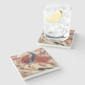 市が上る(ウンベルト・ボッチョーニ) ストーンコースター (横)