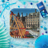 市の中心部でフェア ペーパープレート (パーティー)