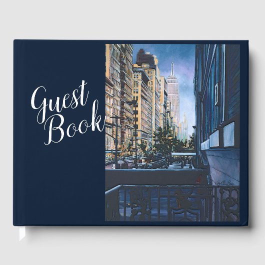 市の境界で一瞬の静寂 ゲストブック (正面)