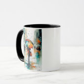 市の夏の雨2 マグカップ (正面左)