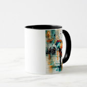 市の夏の雨2 マグカップ (正面右)