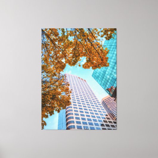 市カラフル区 キャンバスプリント (正面)