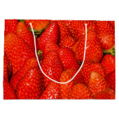 市カラフル場展示でイチゴ ラージペーパーバッグ (裏面)