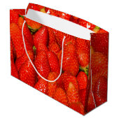 市カラフル場展示でイチゴ ラージペーパーバッグ (裏面アングル)