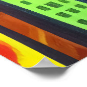 市カラフル芸 | AIアートポスター ポスター (角)