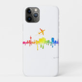 市カラフル飛行機 Case-Mate iPhoneケース (裏)