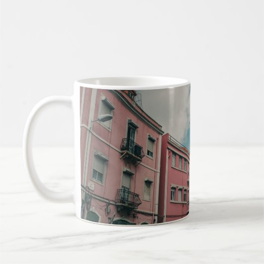 市カラフル コーヒーマグカップ (左)