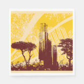 市グランジ区 スタンダードランチョンナプキン (正面)