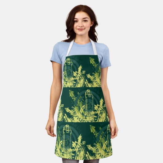 市グランジ図 エプロン (着用した状態)