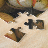 市ストライプの場に出回る白瓢箪 ジグソーパズル (側面)