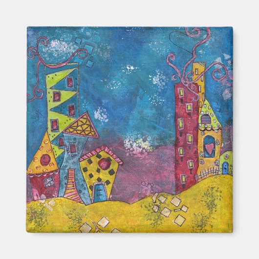 市ファンキー#1磁石 マグネット (正面)