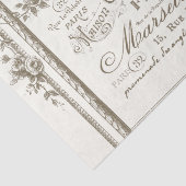 市フランスの名フローラバラ縁どヴィンテージ 薄葉紙 (詳細)