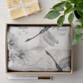 市フランスの名ワイルドフラワードラゴンフライ 薄葉紙 (ギフト)