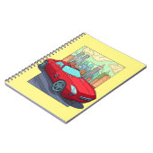 市モダン内の車 ノートブック (左側)