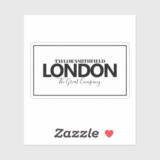 市モダン区 シール (シート)