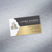 市モダン建物ロゴ マグネット名刺 (インサイチュ)